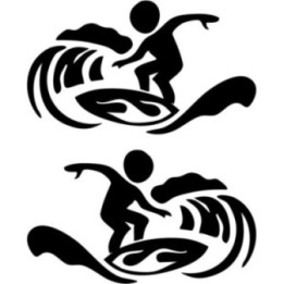 Buy Surfer Vinyl Decal Online