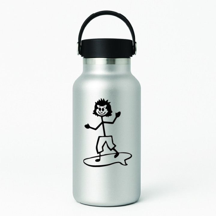 Buy Surfing Sport Stick Figure 1 Decal Sticker Online