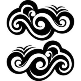 Buy Tribal Waves Sticker Vinyl Decal Online