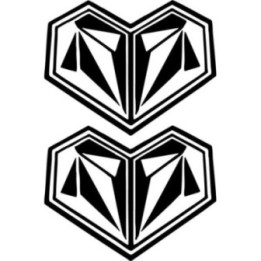 Buy Volcom Heart Surfing Decal Sticker Online