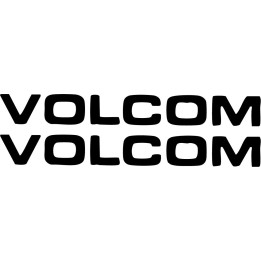 Volcom Bold Text Stickers – Surf Snow Skate Vinyl Decals (2-Pack)
