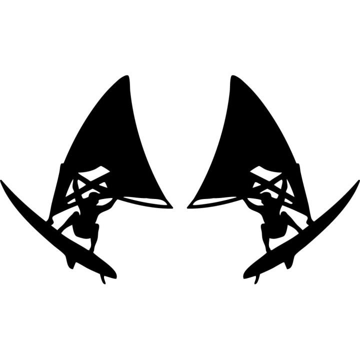 Buy Windsurfing 3 Vinyl Decal Sticker Online