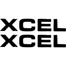 Buy Xcel Text Surfing Decal Sticker Online
