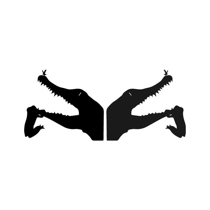 Alligator And Frog Decals  Sticker - DecalsHouse
