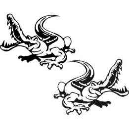 Alligator Decal Sticker V11 - DecalsHouse