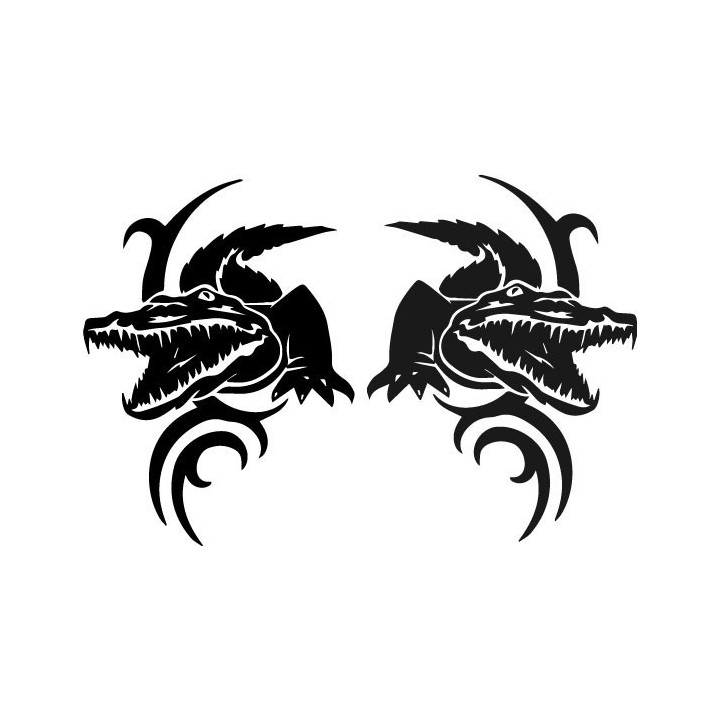 Alligator Decal Sticker V15 - DecalsHouse