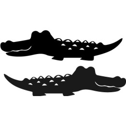 Alligator Decal Sticker V18 - DecalsHouse