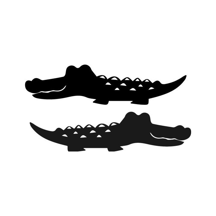 Alligator Decal Sticker V18 - DecalsHouse