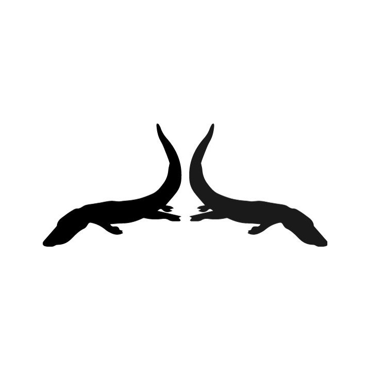 Alligator Decal Sticker V19 - DecalsHouse