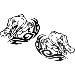 Alligator Decal Sticker V20 - DecalsHouse
