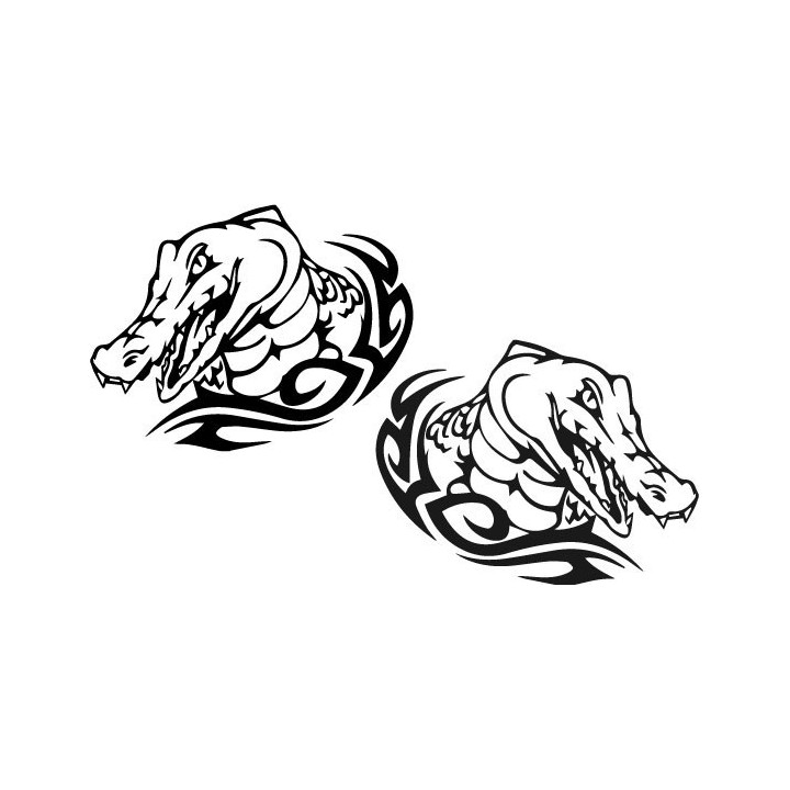 Alligator Decal Sticker V20 - DecalsHouse