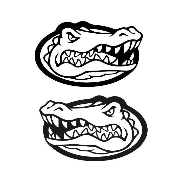 Alligator Decal Sticker V25 - DecalsHouse