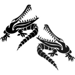 Alligator Decal Sticker V26 - DecalsHouse