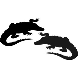Alligator Decal Sticker V4 - DecalsHouse