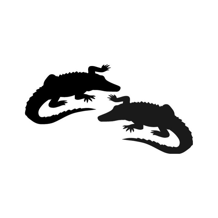 Alligator Decal Sticker V4 - DecalsHouse
