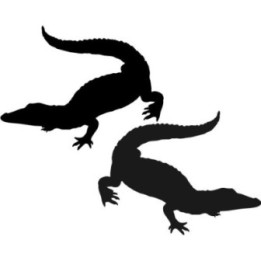 Alligator Decal Sticker V6 - DecalsHouse