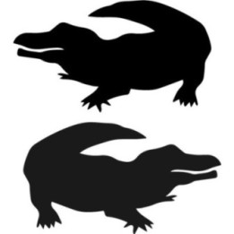 Alligator Decal Sticker V7 - DecalsHouse