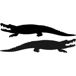 Alligator Decal Sticker V8 - DecalsHouse