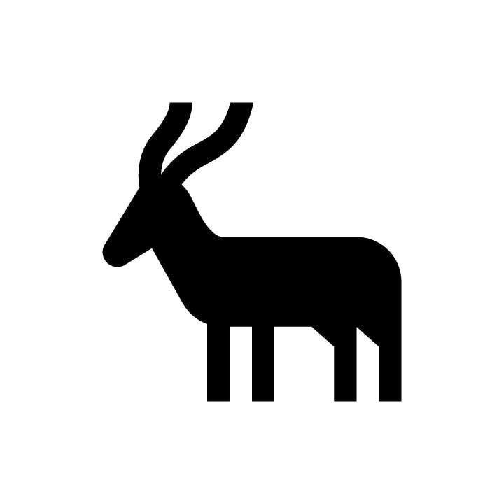 Antelope Decal Sticker V4 - DecalsHouse