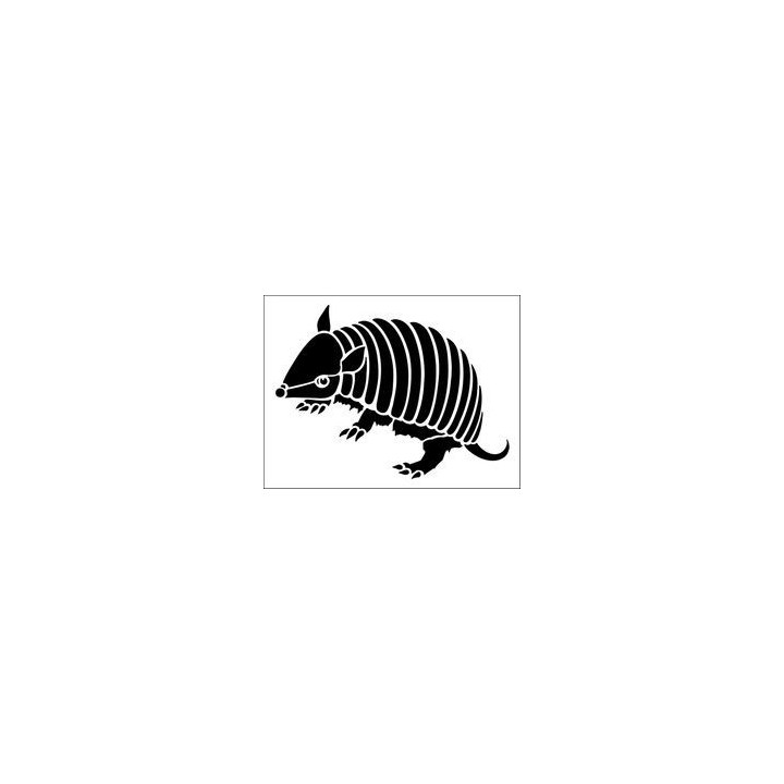 Armadillo Decal Sticker V12 - DecalsHouse
