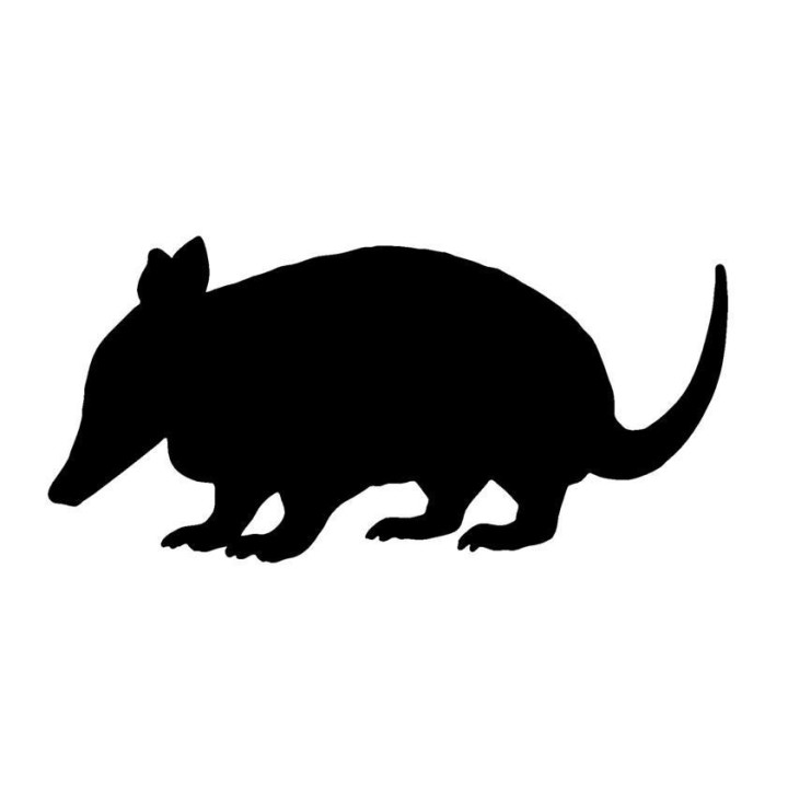 Armadillo Decal Sticker V15 - DecalsHouse