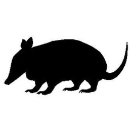 Armadillo Decal Sticker V17 - DecalsHouse