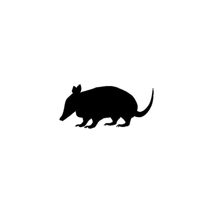 Armadillo Decal Sticker V17 - DecalsHouse