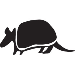 Armadillo Decal Sticker V22 - DecalsHouse