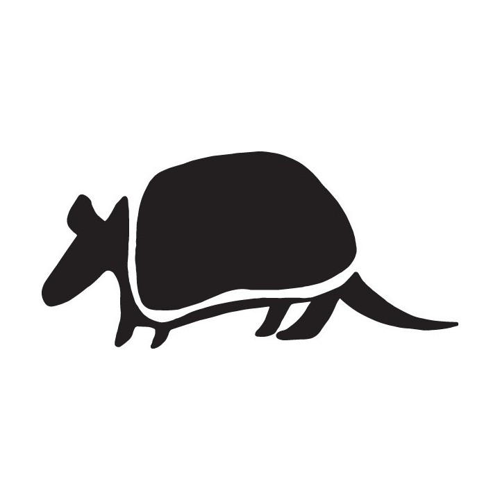 Armadillo Decal Sticker V22 - DecalsHouse