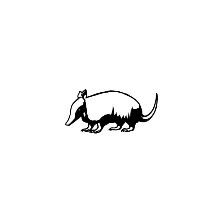 Armadillo Decal Sticker V3 - DecalsHouse