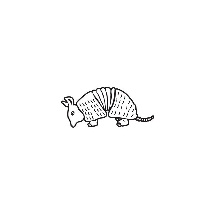 Armadillo Decal Sticker V30 - DecalsHouse