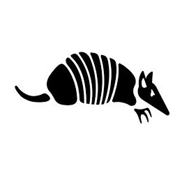 Armadillo Decal Sticker V7 - DecalsHouse