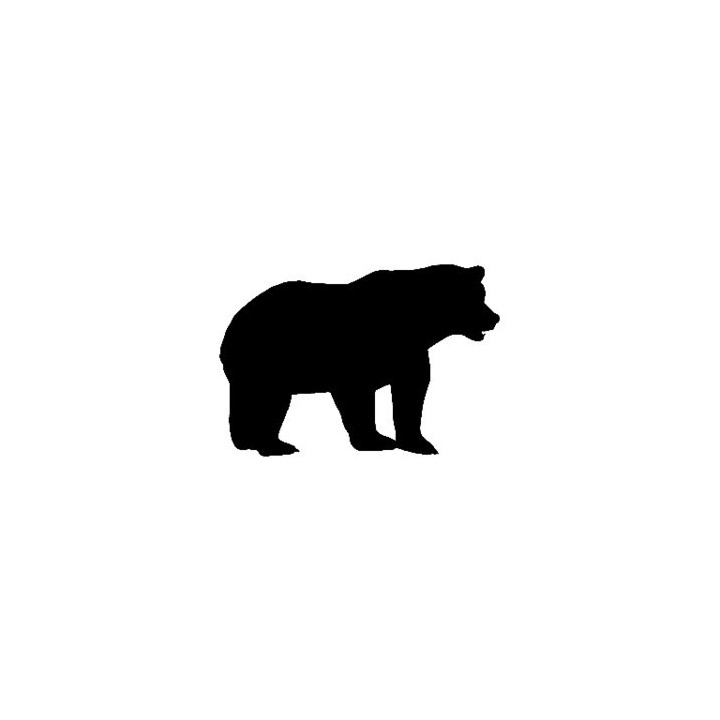 Bear Vinyl Decal Sticker V15 - DecalsHouse