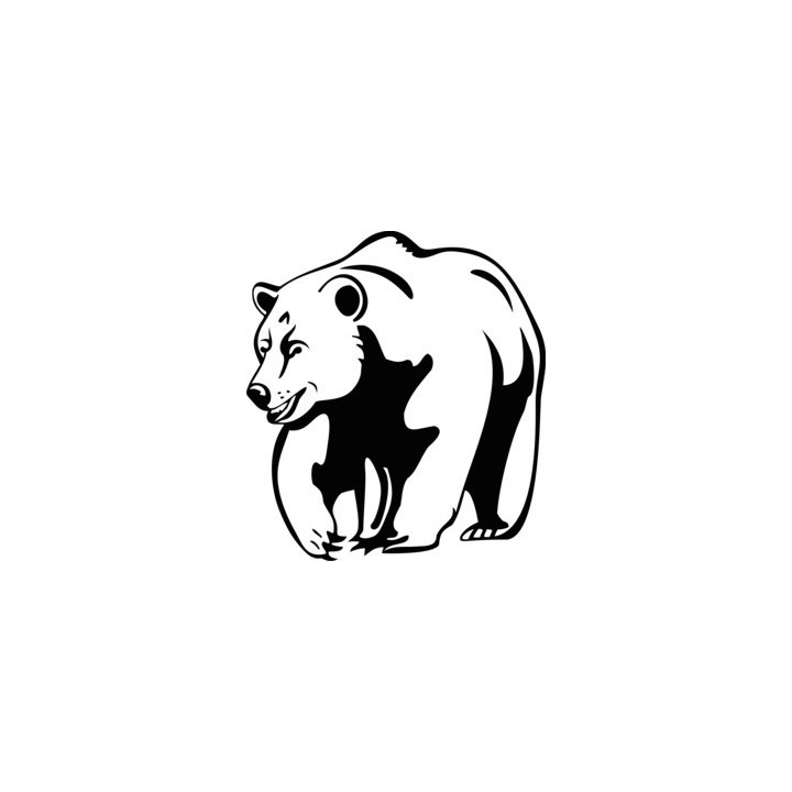 Bear Vinyl Decal Sticker V22 - DecalsHouse
