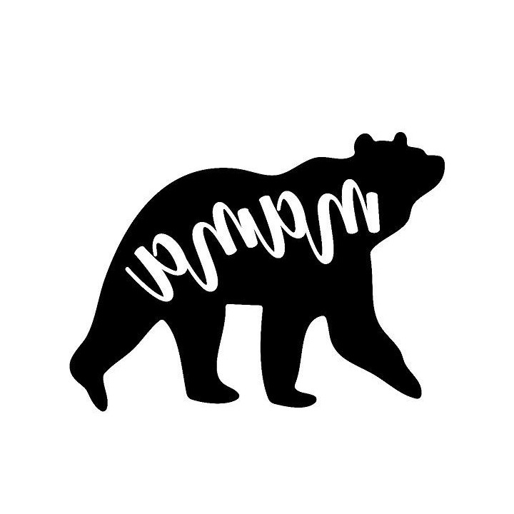 Bear Vinyl Decal Sticker V86 - DecalsHouse