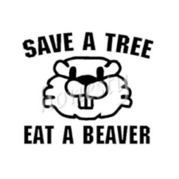 Beaver Decal Sticker V11 - DecalsHouse
