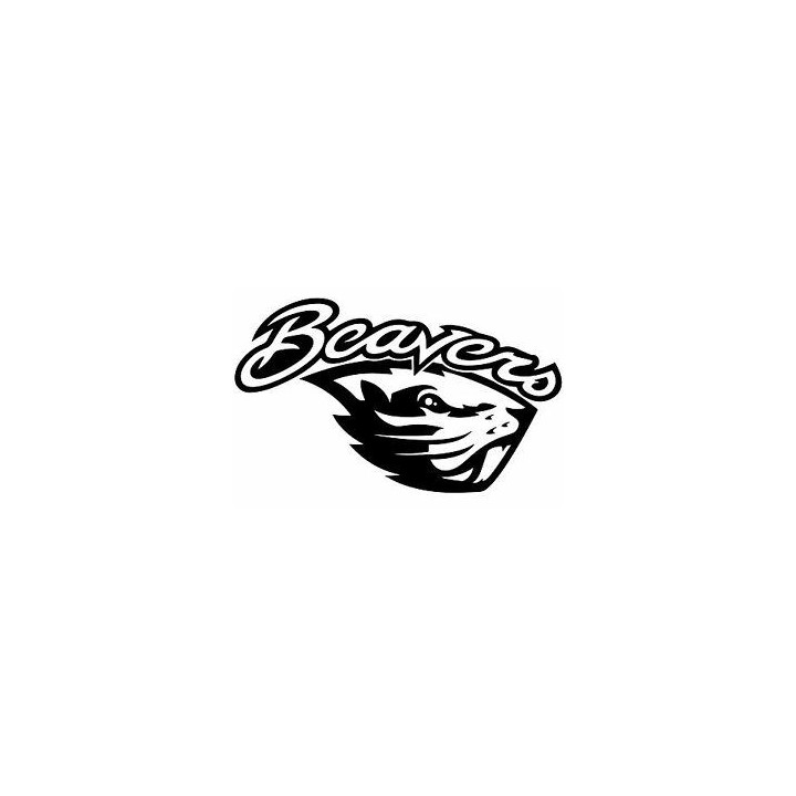 Beaver Decal Sticker V20 - DecalsHouse