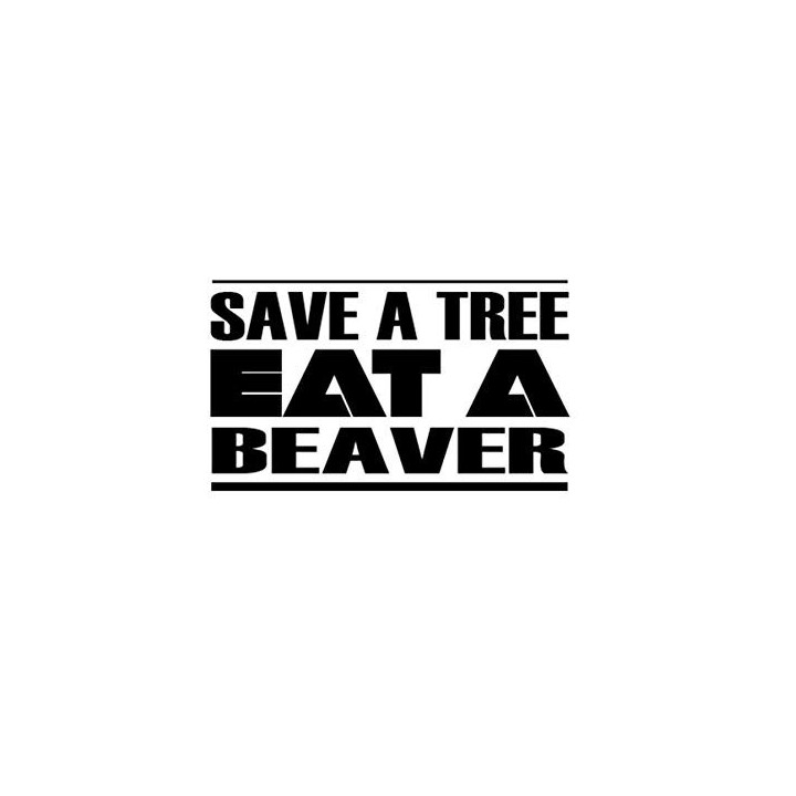 Beaver Decal Sticker V25 - DecalsHouse