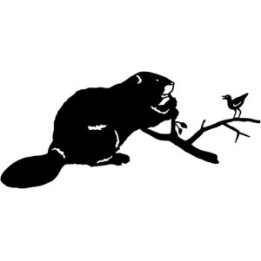 Beaver Decal Sticker V3 - DecalsHouse