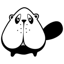 Beaver Decal Sticker V37 - DecalsHouse