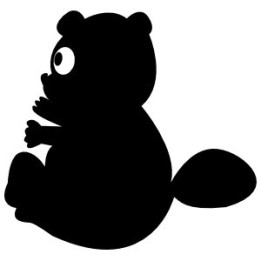 Beaver Decal Sticker V41 - DecalsHouse