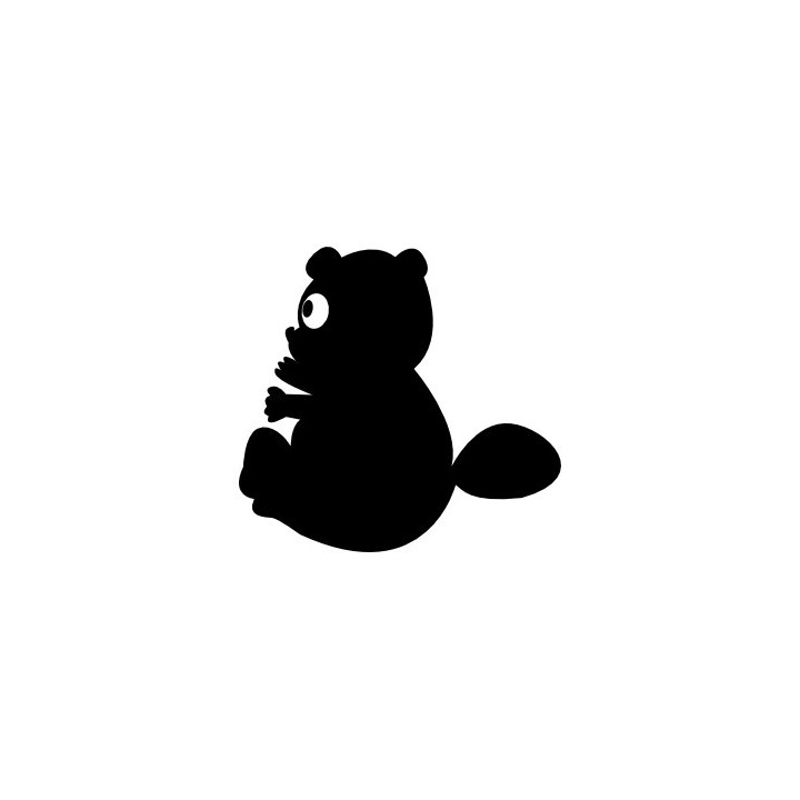 Beaver Decal Sticker V41 - DecalsHouse