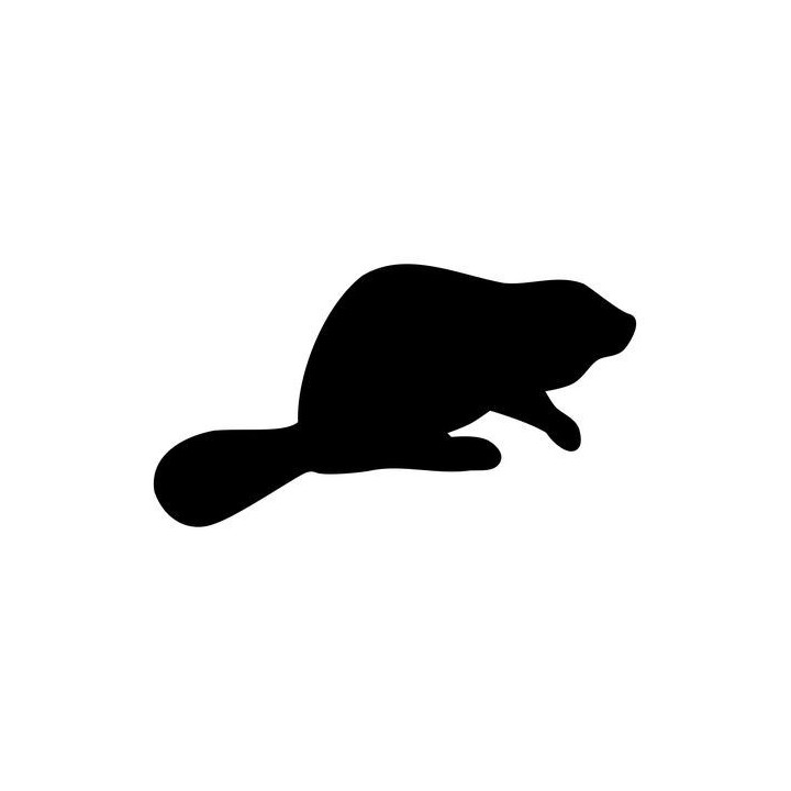 Beaver Decal Sticker V45 - DecalsHouse