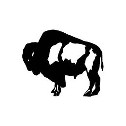 Bison Decal Sticker V10 - DecalsHouse