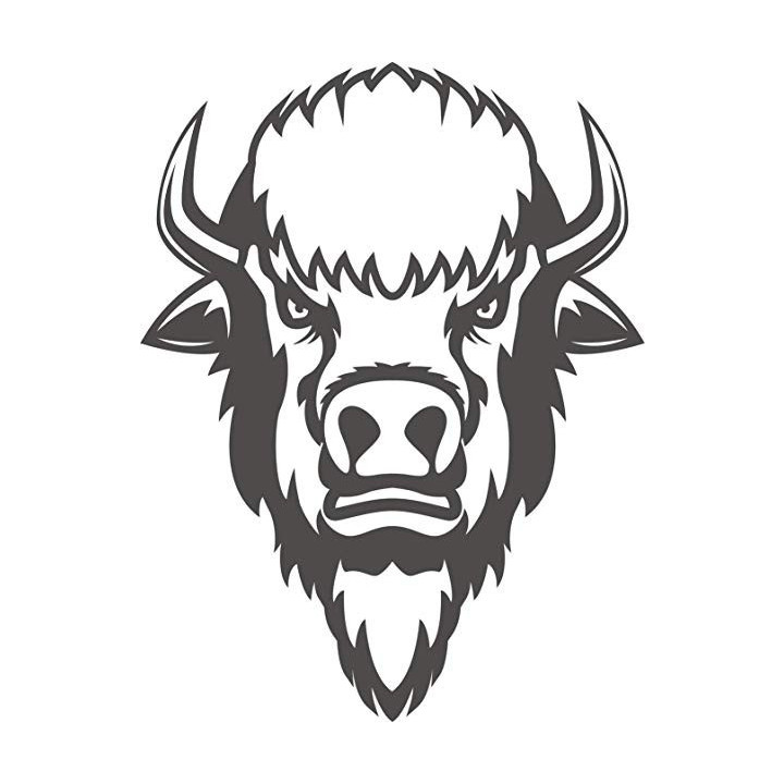 Bison Decal Sticker V12 - DecalsHouse
