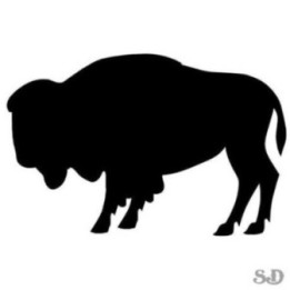 Bison Decal Sticker V14 - DecalsHouse