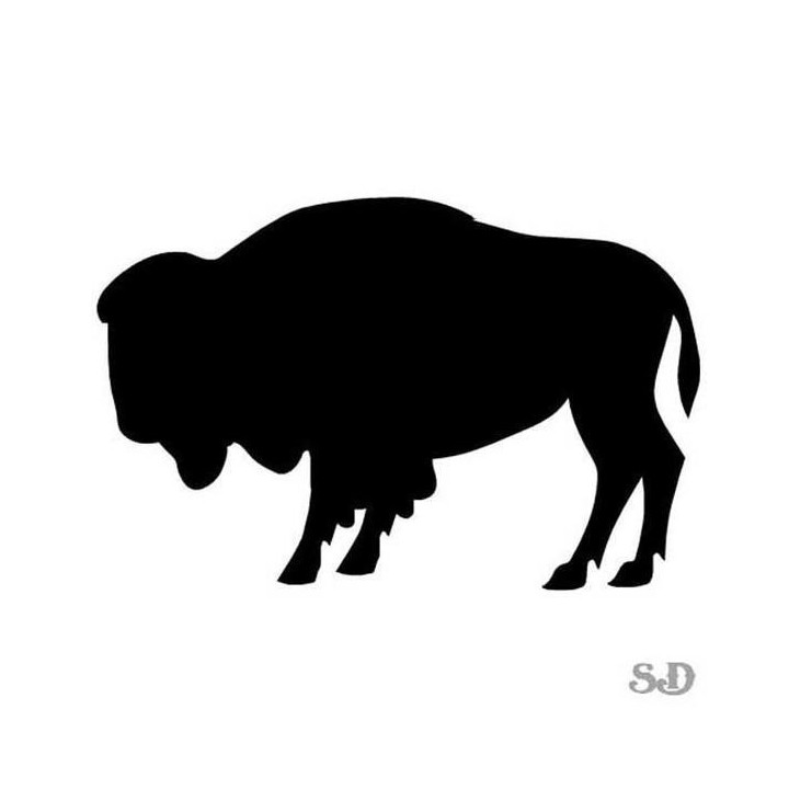 Bison Decal Sticker V14 - DecalsHouse