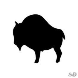 Bison Decal Sticker V16 - DecalsHouse