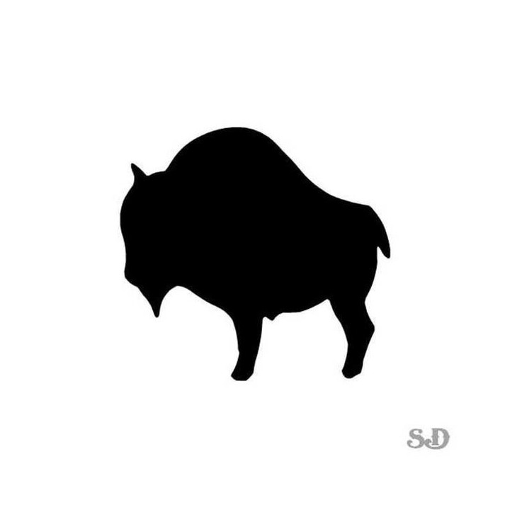 Bison Decal Sticker V16 - DecalsHouse