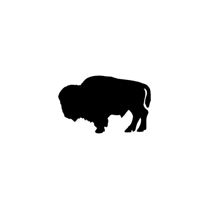 Bison Decal Sticker V21 - DecalsHouse